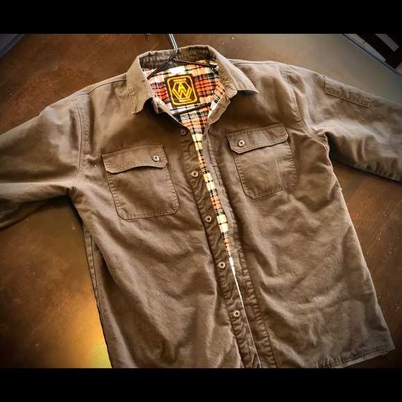 American Worker Flannel lined work coat - Picture 1 of 3